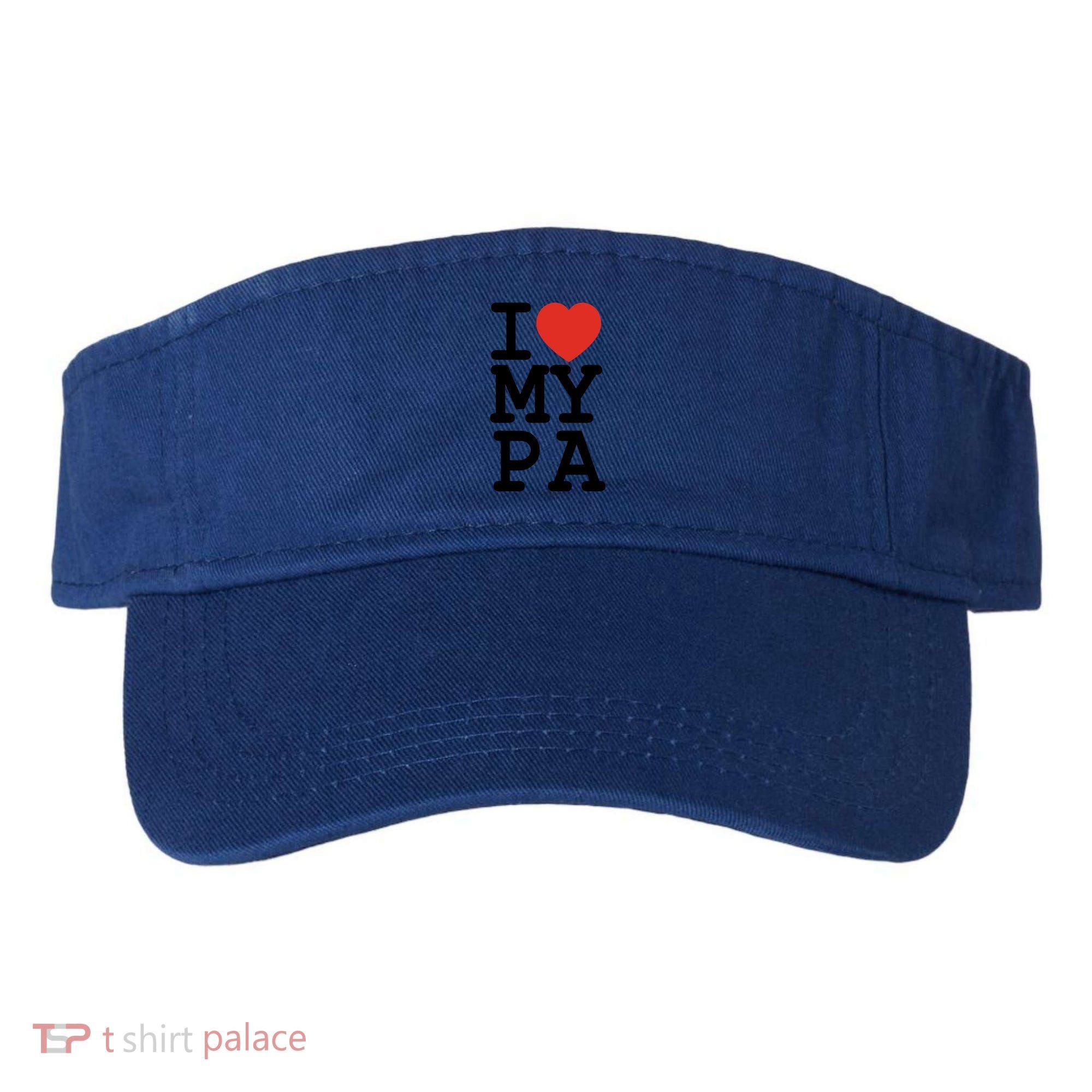 I Love My Pa Family Matching Valentines Day Gift Visor