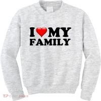 I Love My Family Kids Sweatshirt thumb 0
