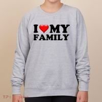 I Love My Family Women's Sweatshirt thumb 0