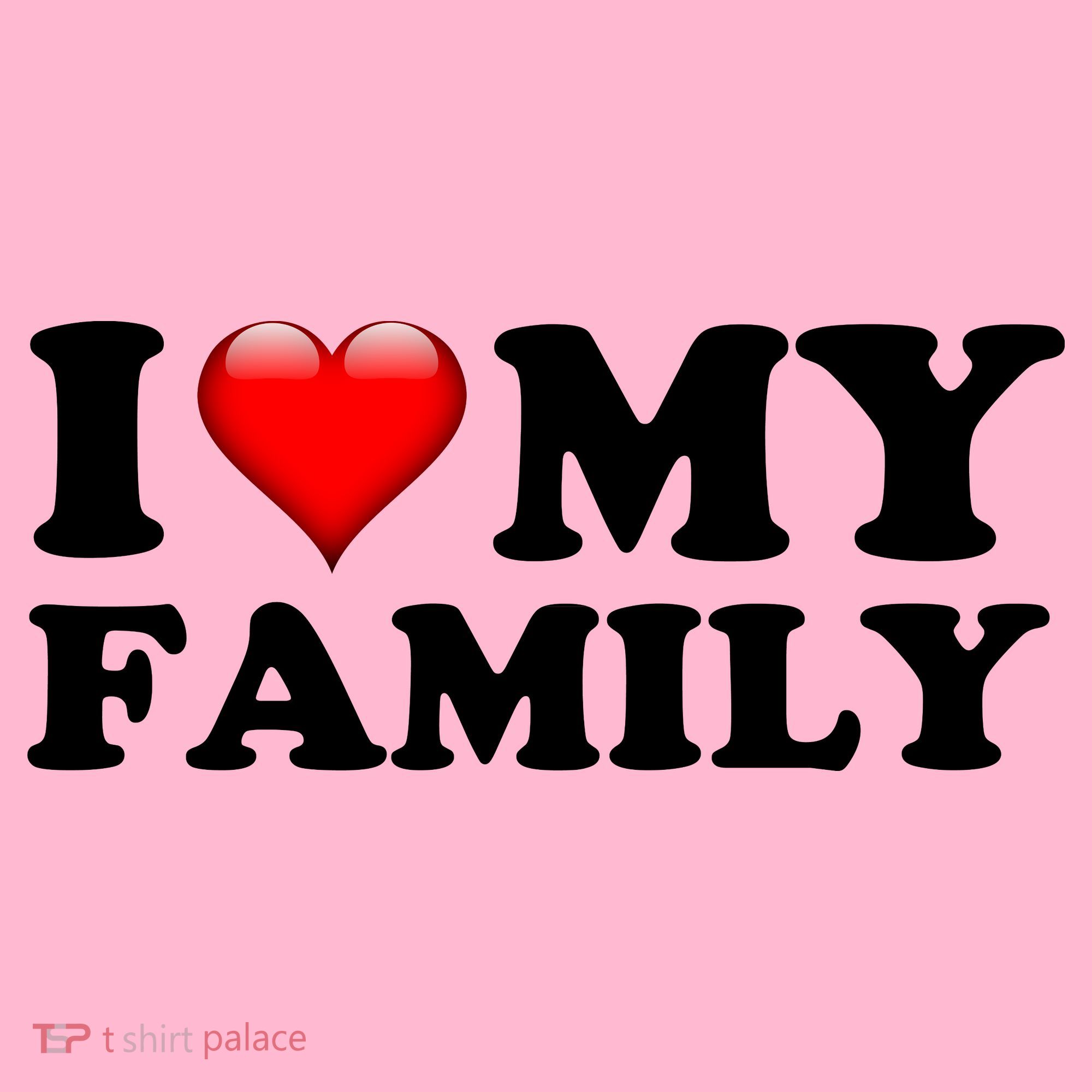 I Love My Family Coaster