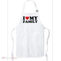 I Love My Family Apron thumb 0