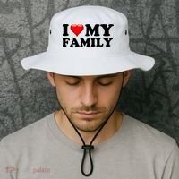 I Love My Family Bucket Hat thumb 2