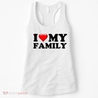I Love My Family Women's Tank Top thumb 0