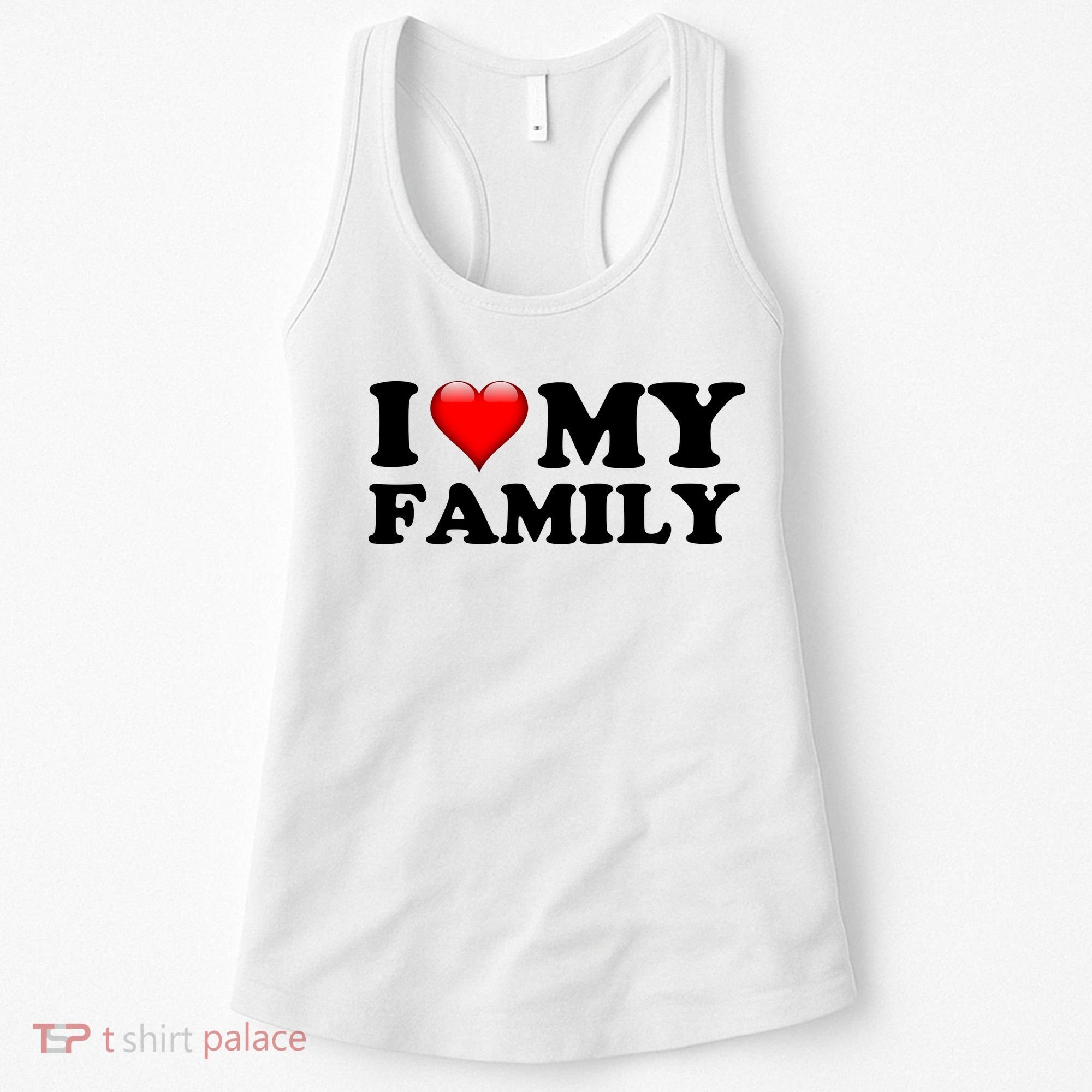 I Love My Family Women's Tank Top