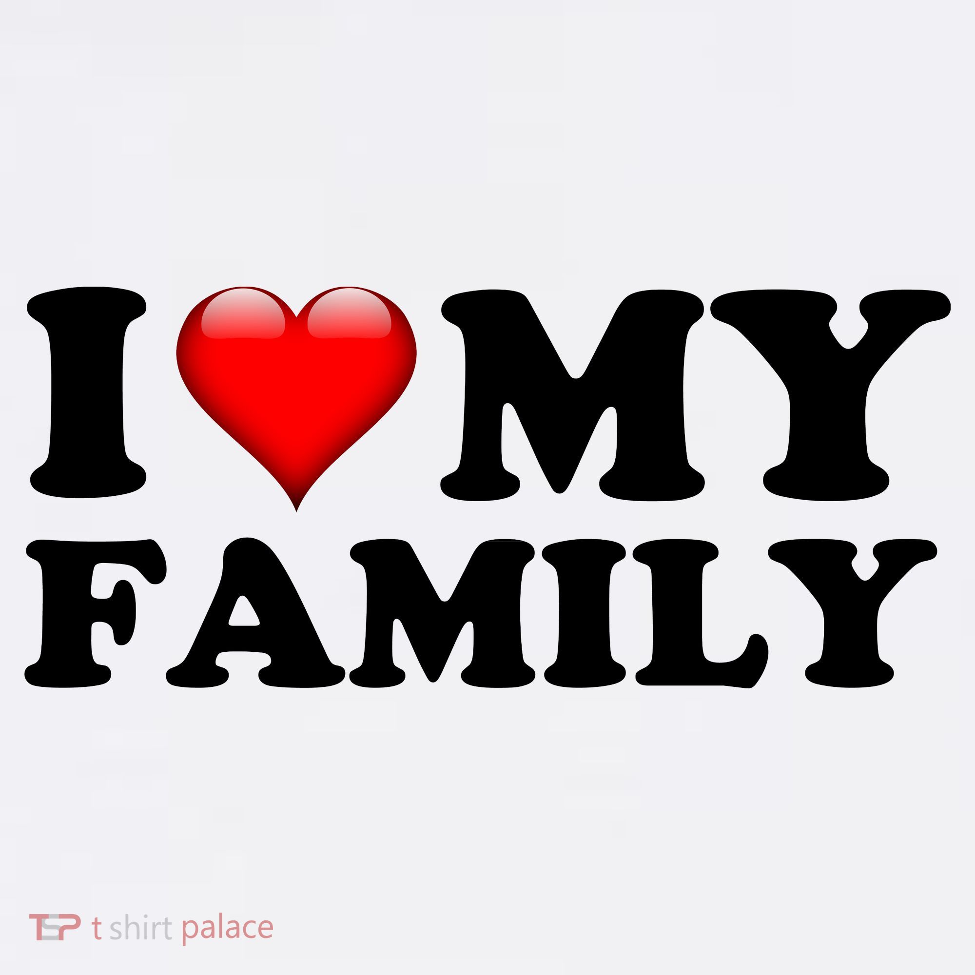 I Love My Family Women's Tank Top