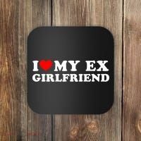 I Love My EX Girlfriend I Heart My Ex Girlfriend GF Coaster thumb 0