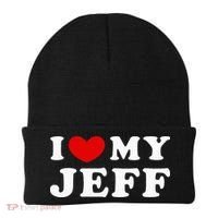 I Love My Jeff Beanie thumb 0