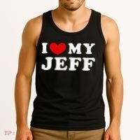 I Love My Jeff Tank Top thumb 3