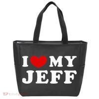 I Love My Jeff Tote Bag thumb 0