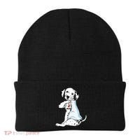 I Love Mom Tattoo Dalmatian Mom Dog Lover Gift Beanie thumb 0