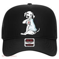 I Love Mom Tattoo Dalmatian Mom Dog Lover Gift Hat thumb 0