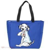I Love Mom Tattoo Dalmatian Mom Dog Lover Gift Tote Bag thumb 0