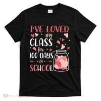 I've Loved My Class For 100 Days Of School Valentines T-Shirt thumb 0