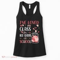 I've Loved My Class For 100 Days Of School Valentines Women's Tank Top thumb 0