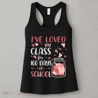 I've Loved My Class For 100 Days Of School Valentines Women's Tank Top thumb 3