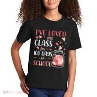 I've Loved My Class For 100 Days Of School Valentines Kids T-Shirt thumb 2