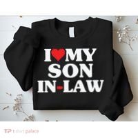 I Love My Son In Law Heart Funny Sweatshirt thumb 2