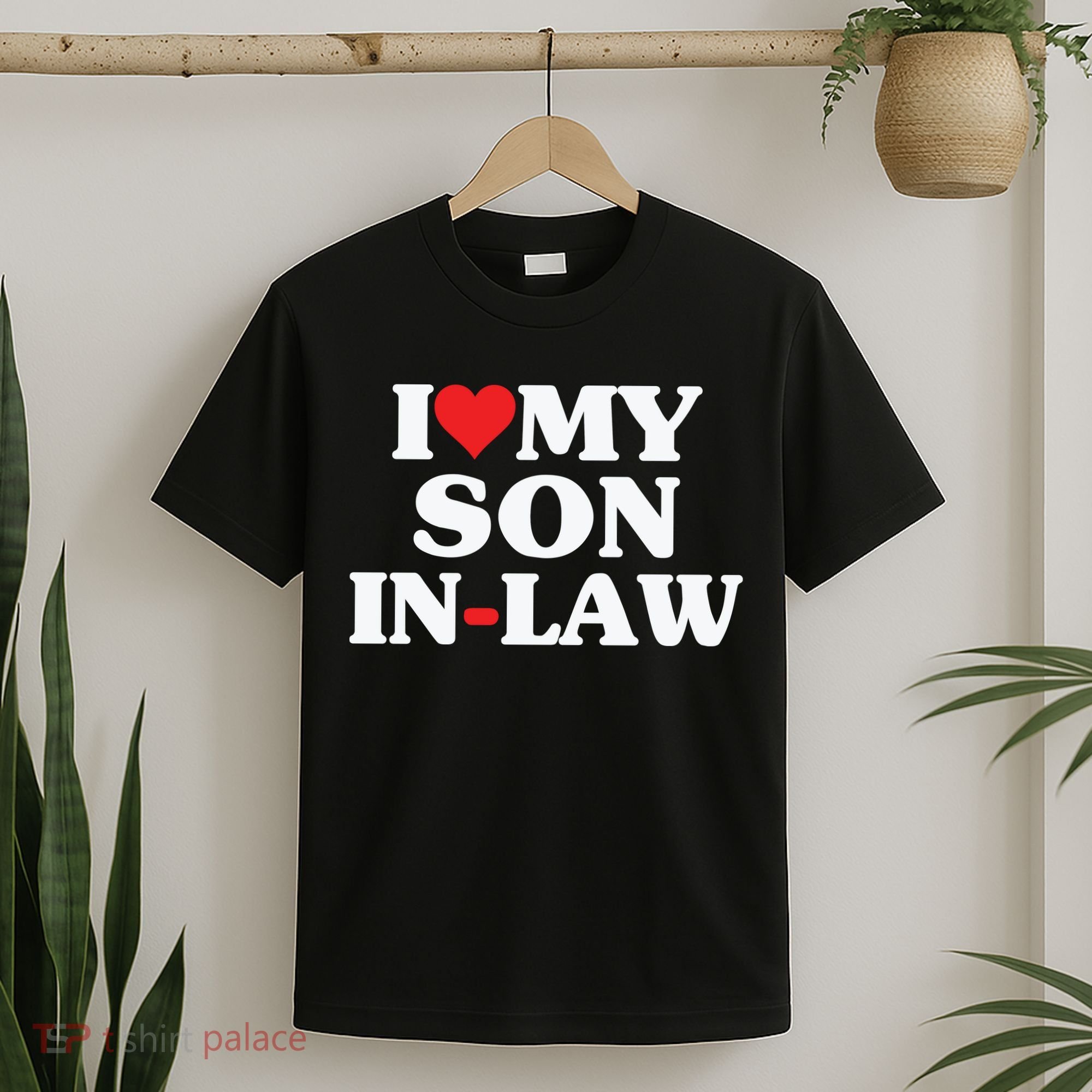 I Love My Son In Law Heart Funny T-Shirt