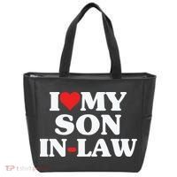 I Love My Son In Law Heart Funny Tote Bag thumb 0