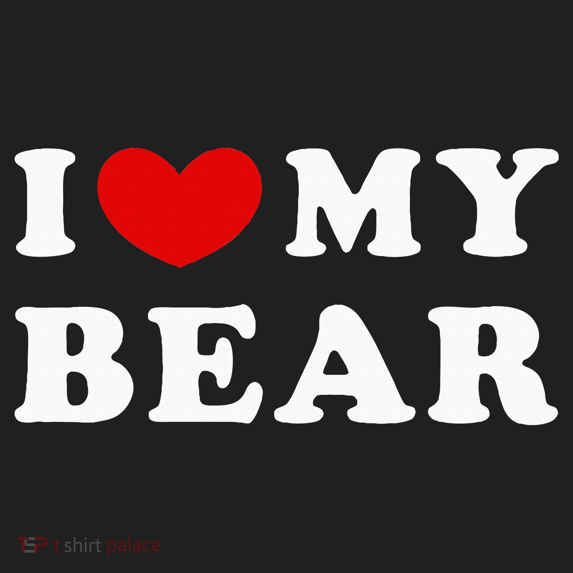 I Love My Bear I Heart My Bear Beanie