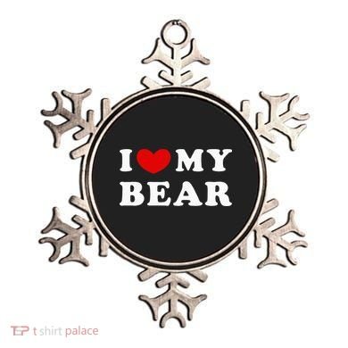 I Love My Bear I Heart My Bear Ornament