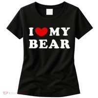I Love My Bear I Heart My Bear Women's T-Shirt thumb 0