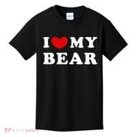 I Love My Bear I Heart My Bear Kids T-Shirt thumb 0