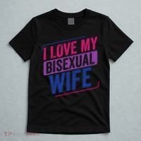 I Love My Bisexual Wife Bi Pride Bisexual Flag T-Shirt thumb 5