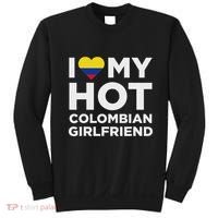 I Love My Hot Colombian Girlfriend Cute Colombia Native Relationship Sweatshirt thumb 0
