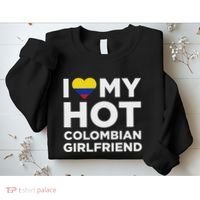 I Love My Hot Colombian Girlfriend Cute Colombia Native Relationship Sweatshirt thumb 2