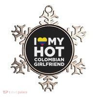 I Love My Hot Colombian Girlfriend Cute Colombia Native Relationship Ornament thumb 0