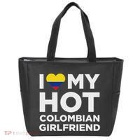 I Love My Hot Colombian Girlfriend Cute Colombia Native Relationship Tote Bag thumb 0