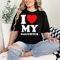 I Love My Daughter Comfort Colors T-Shirt thumb 2