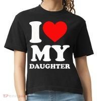 I Love My Daughter Comfort Colors Boxy T-Shirt thumb 0