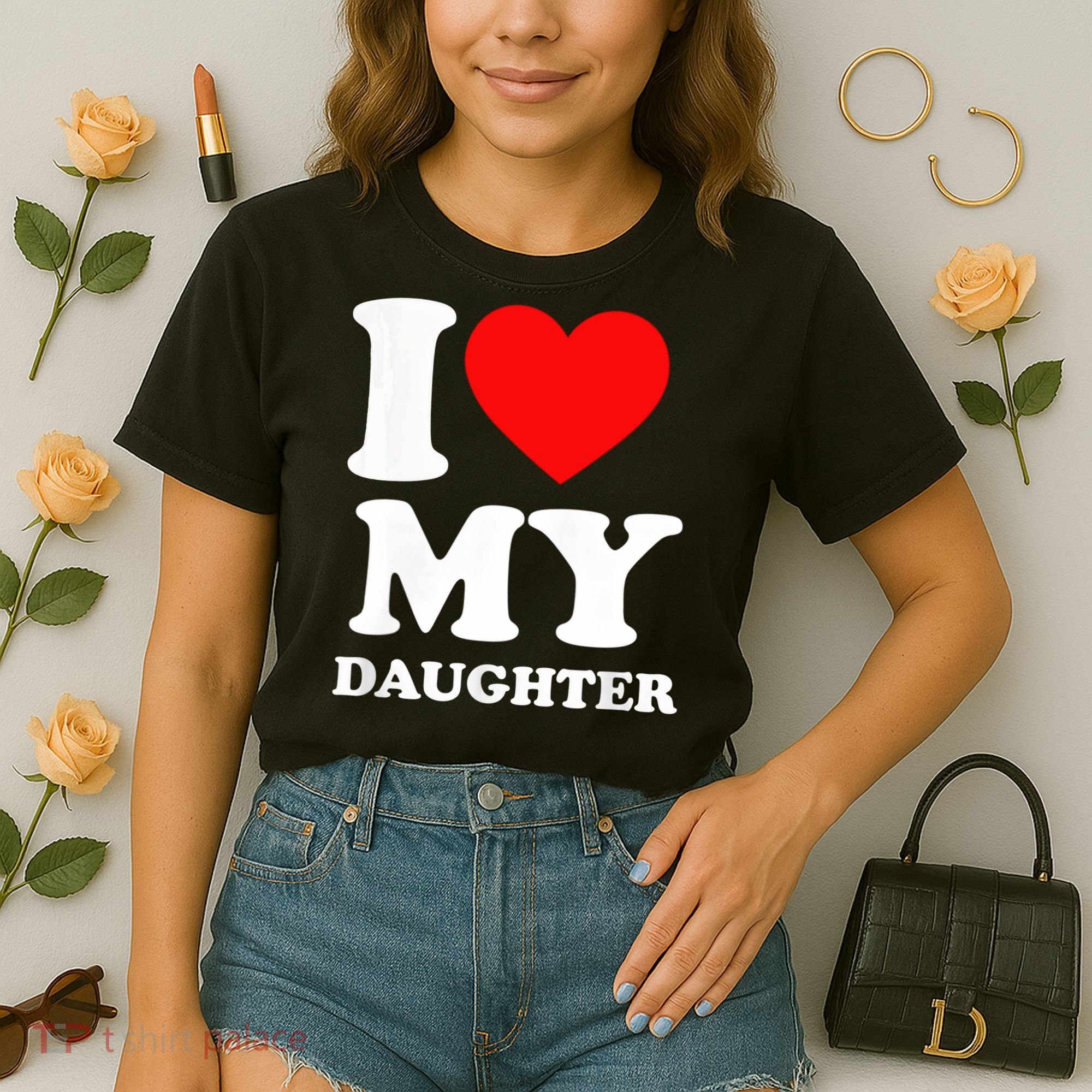 I Love My Daughter Comfort Colors Boxy T-Shirt