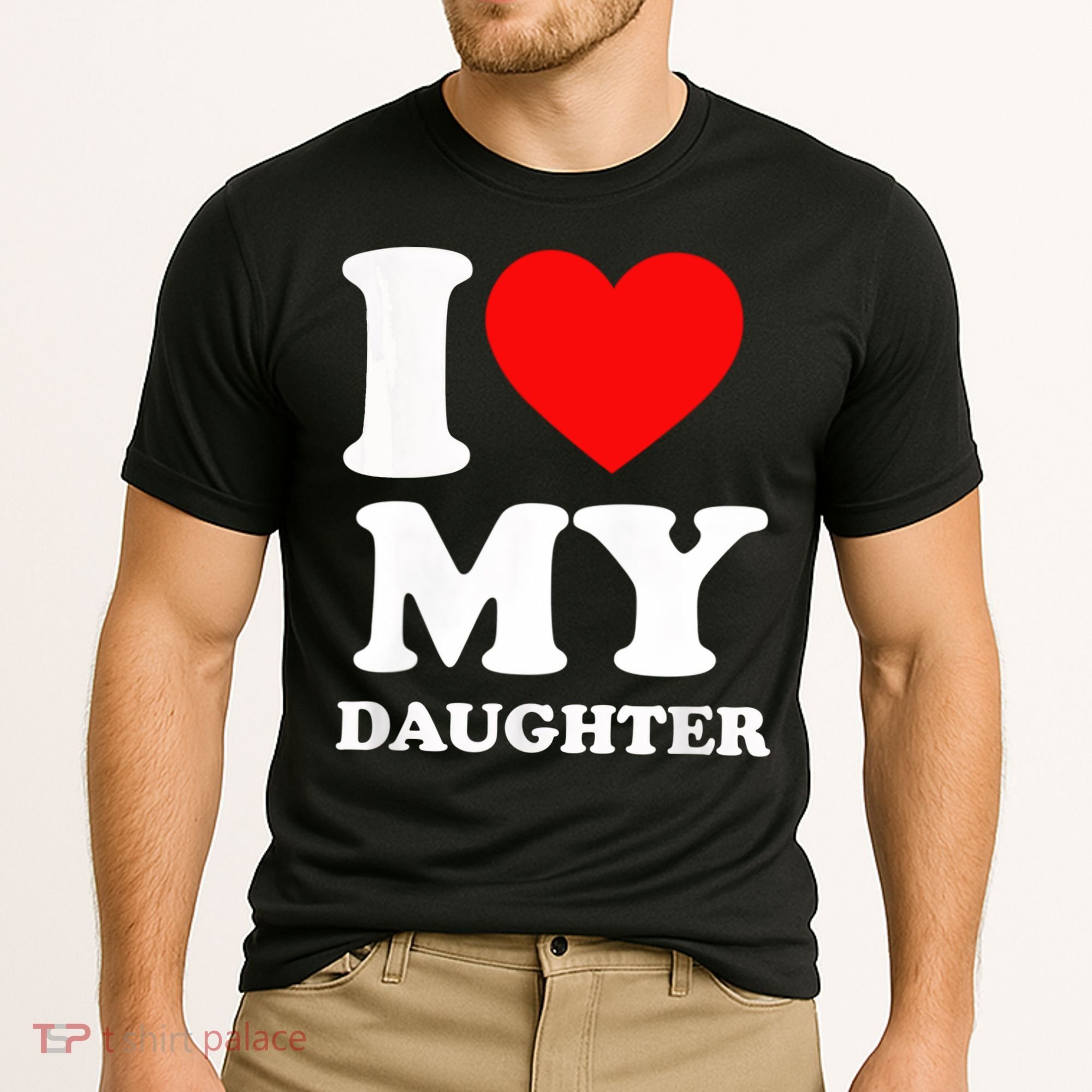 I Love My Daughter Cooling Performance Crew T-Shirt