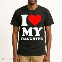 I Love My Daughter Tall T-Shirt thumb 2