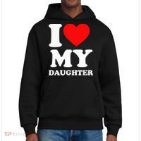 I Love My Daughter District V.I.T. Heavyweight Hoodie thumb 0