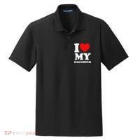 I Love My Daughter Dry Zone Grid Polo thumb 0