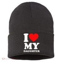 I Love My Daughter Sustainable Knit Beanie thumb 0