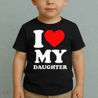I Love My Daughter Toddler T-Shirt thumb 2