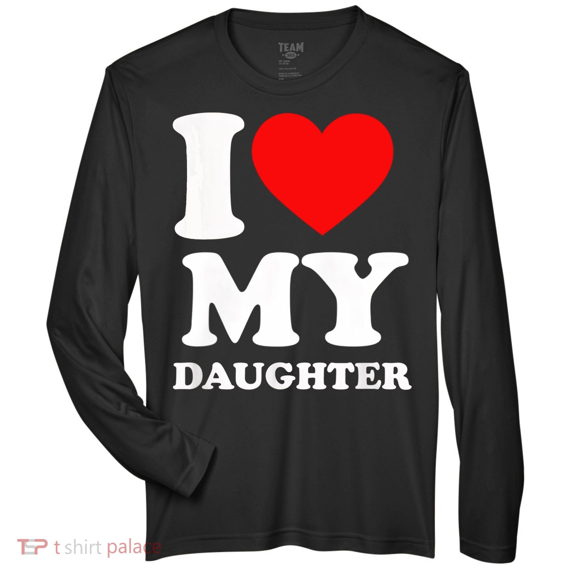 I Love My Daughter Zone Performance Long-Sleeve T-Shirt