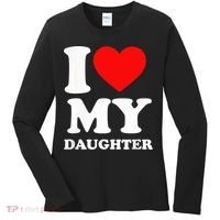 I Love My Daughter Women's Long Sleeve Shirt thumb 0