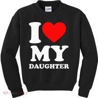 I Love My Daughter Kids Sweatshirt thumb 0