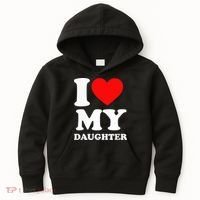 I Love My Daughter Kids Hoodie thumb 0