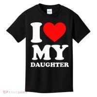 I Love My Daughter Kids T-Shirt thumb 0