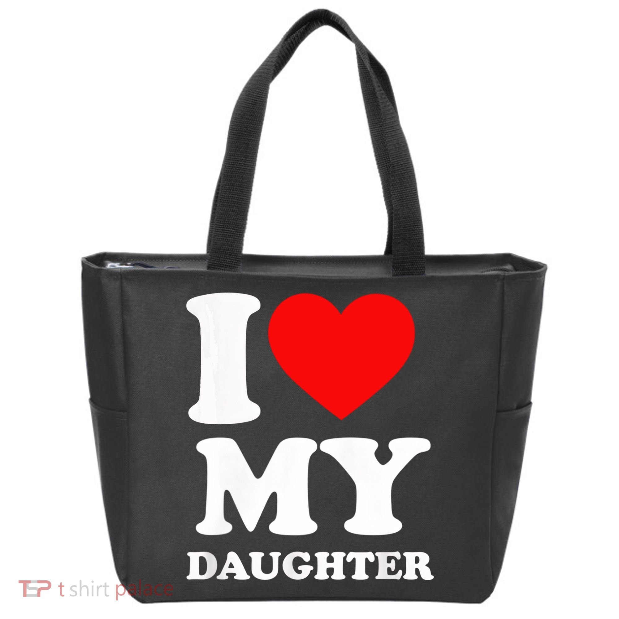 I Love My Daughter Tote Bag