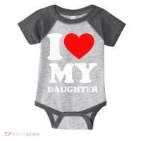 I Love My Daughter Infant Baby Jersey Bodysuit thumb 0