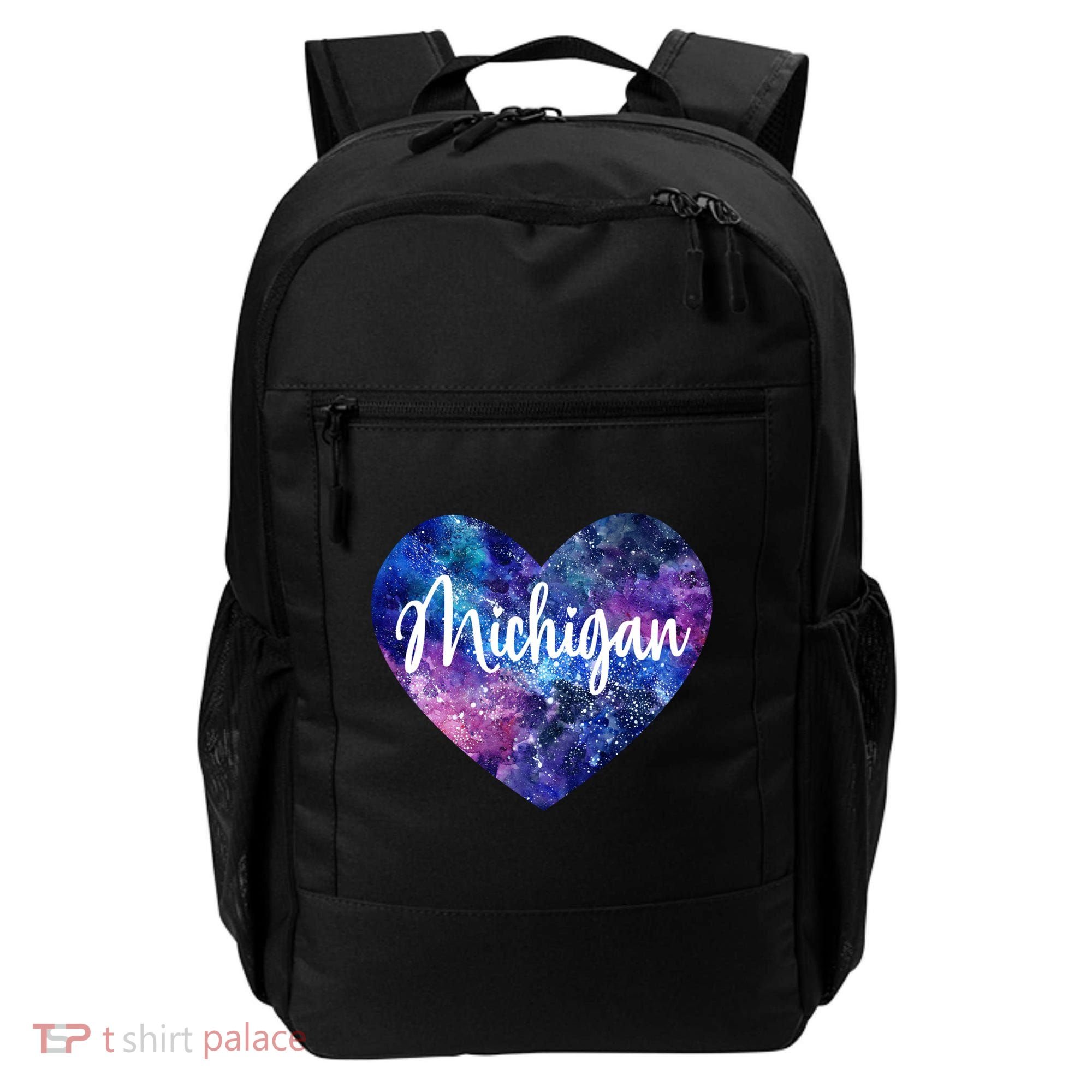 I Love Michigan Usa Cute Gift Backpack