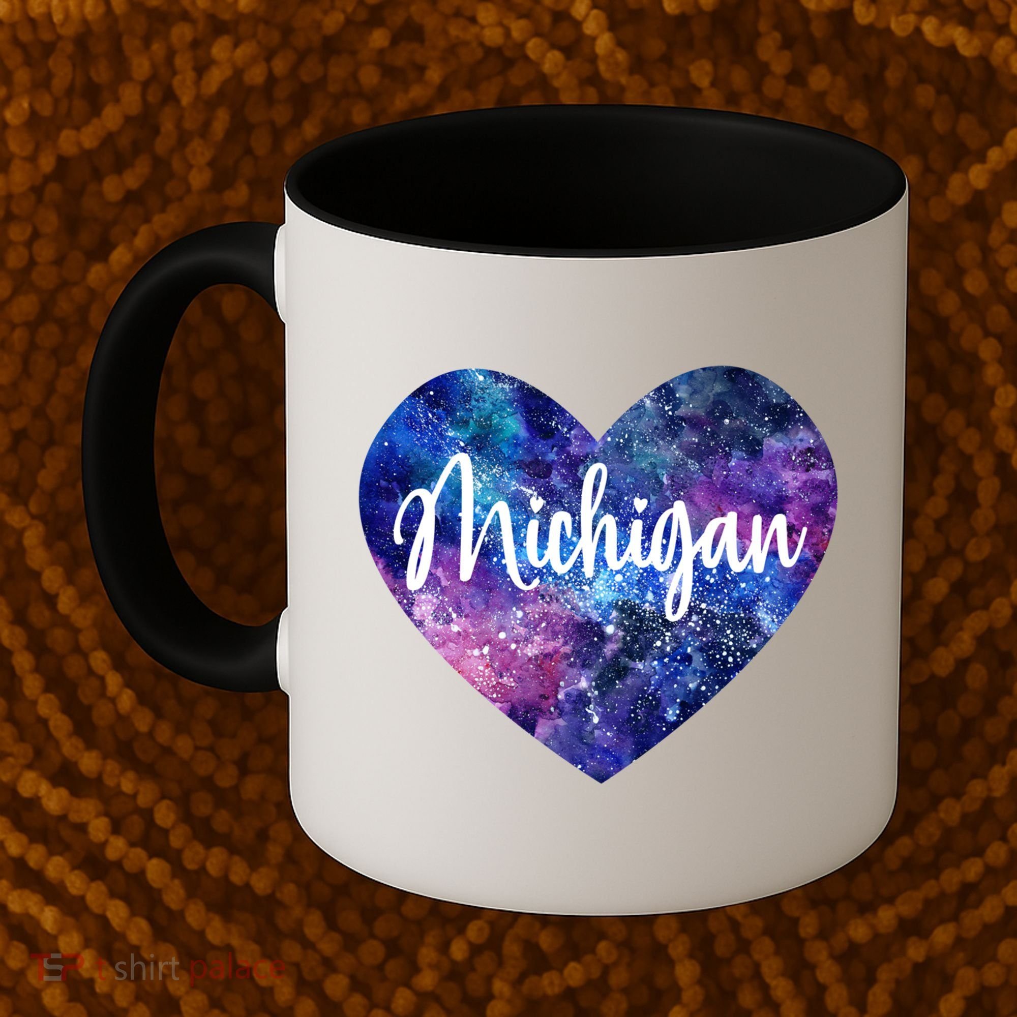 I Love Michigan Usa Cute Gift Coffee Mug